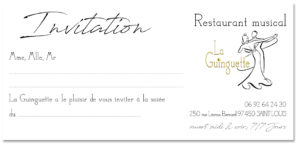 carte invitation